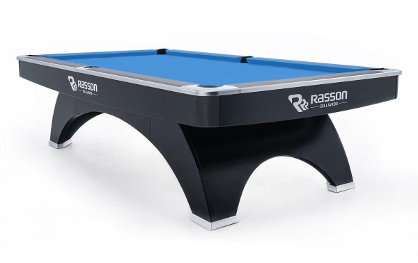 Бильярдный стол для пула "Rasson OX" 9 футов (черный, сланец 30 мм)
