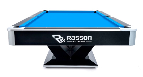 Бильярдный стол для пула RASSON "Victory 2 Plus" 9 футов (черный, сланец 30 мм)