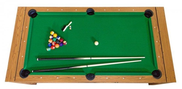 Cтол-трансформер «Twister» 3 в 1 (бильярд, аэрохоккей, настольный теннис, дуб)