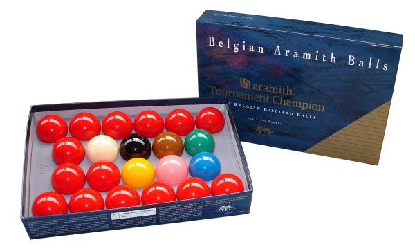 Комплект бильярдных шаров 52.4 мм "Aramith Tournament" с поддоном