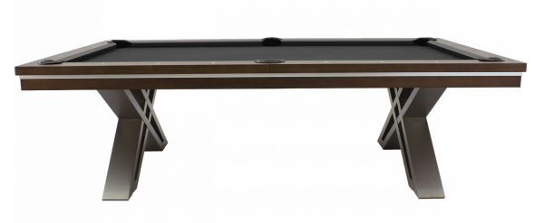Бильярдный стол для пула RASSON "Pierce" 8 футов (коричневый) с плитой, со столешницей