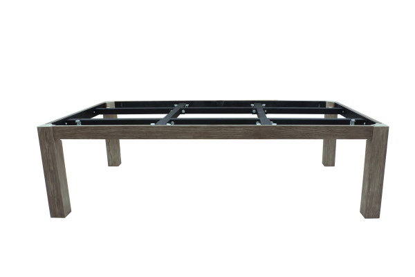 Бильярдный стол для пула RASSON "Penelope" 8 футов (серебристый, со столешницей)