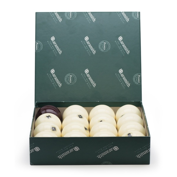 Комплект бильярдных шаров 68 мм "Aramith Premier", красный биток